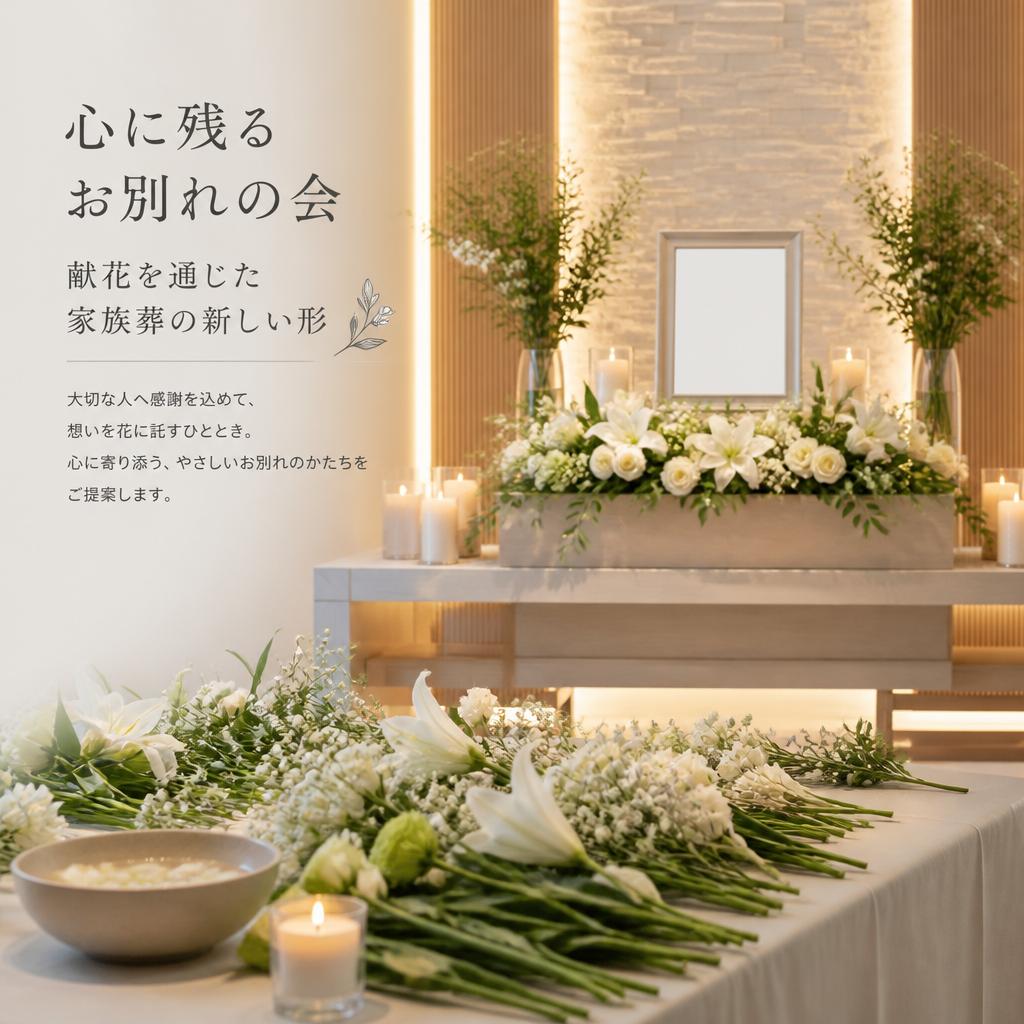 心に残るお別れの会、献花を通じた家族葬の新しい形