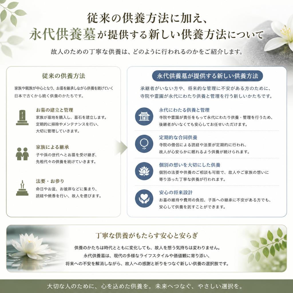 2. 供養方法の多様性