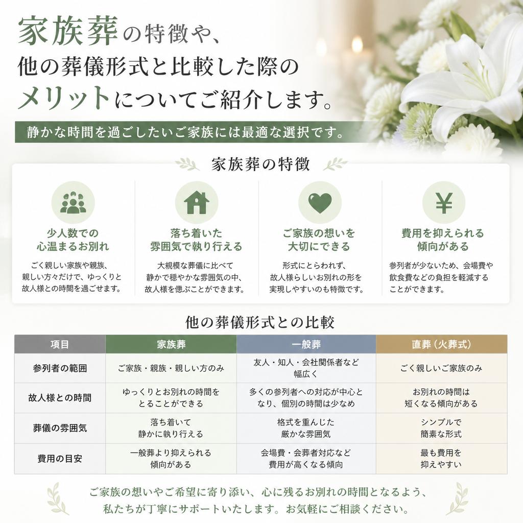 家族葬のメリットを理解する
