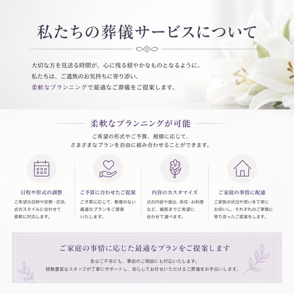 葬儀サービスの概要
