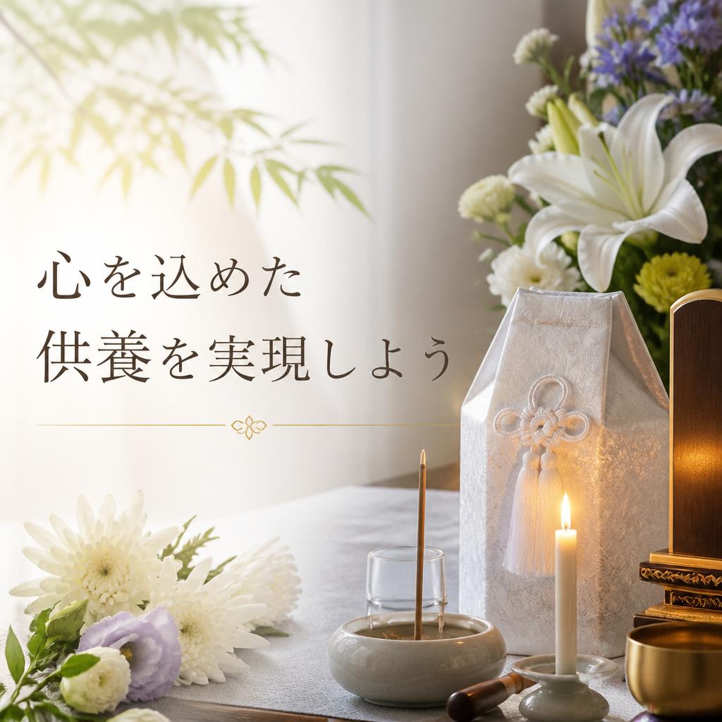 心を込めた供養を実現しよう