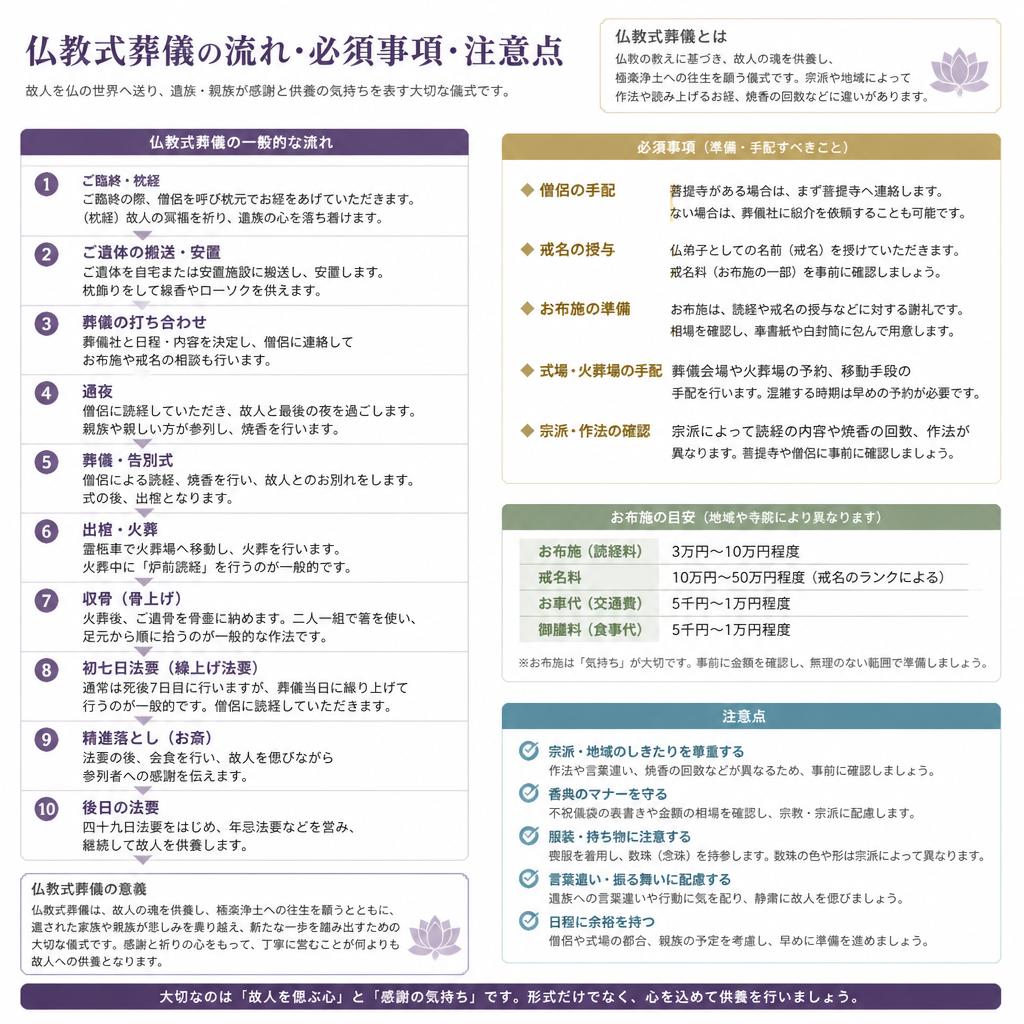 仏教式葬儀の特徴